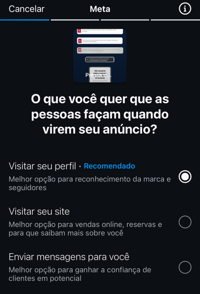 Como fazer anúncios ou impulsionar (turbinar) no Meta Ads-3