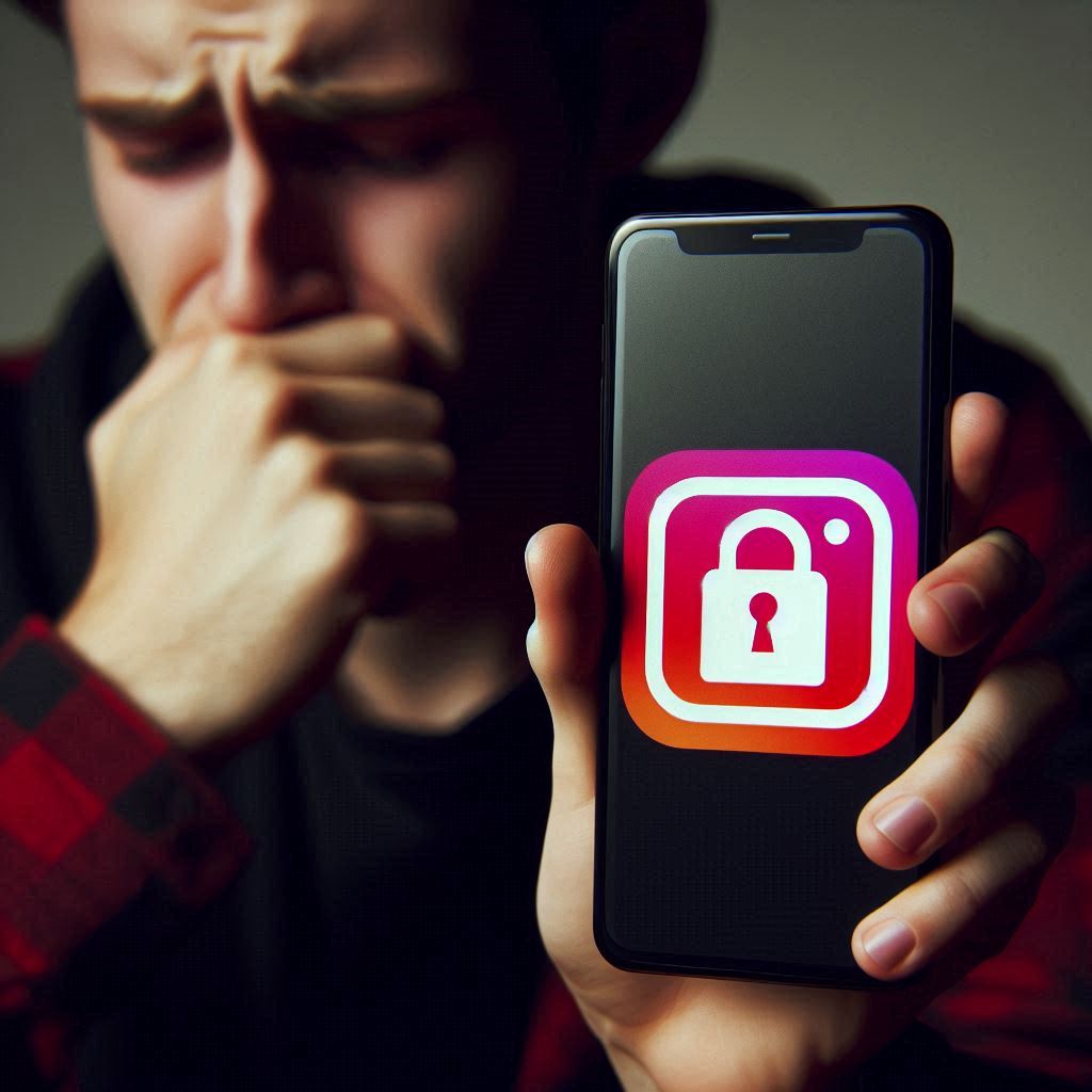 conta instagram bloqueada