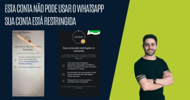 Esta conta nao pode usar o Whatsapp Sua conta esta restringida
